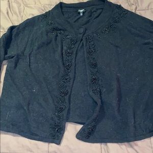 Black Beaded sweater